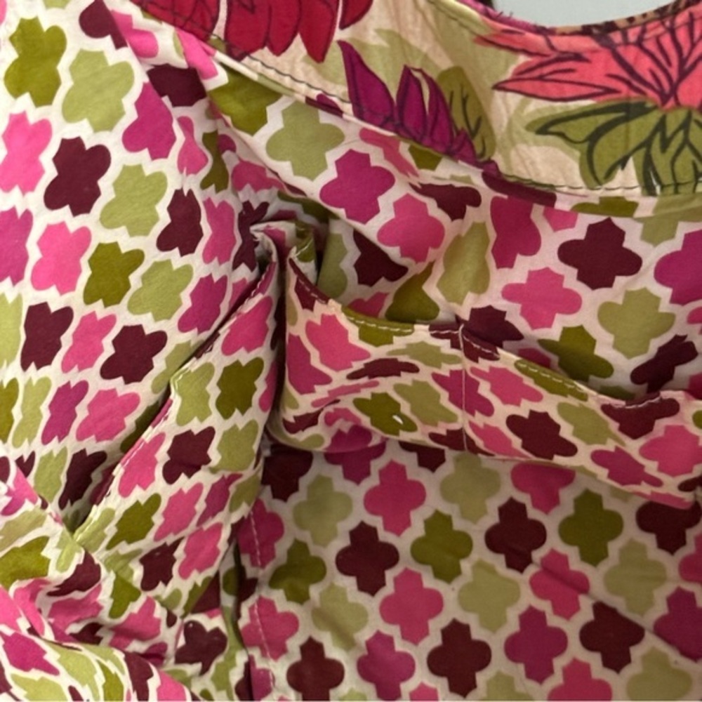 Vera Bradley Quilted Floral Shoulder Bag Pink Green Cottagecore Vintage Y2K - Picture 13 of 13